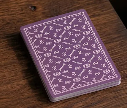 The stack of Kraken cards with the purple card back